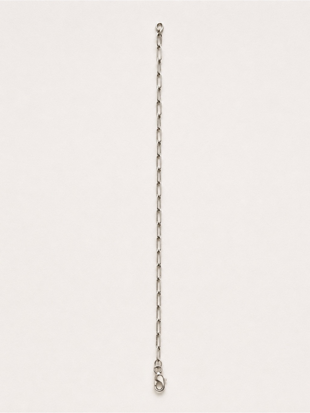 Baby Gold 14K White Gold Diamond Cut Oval Cut Bracelet 6.5 inches